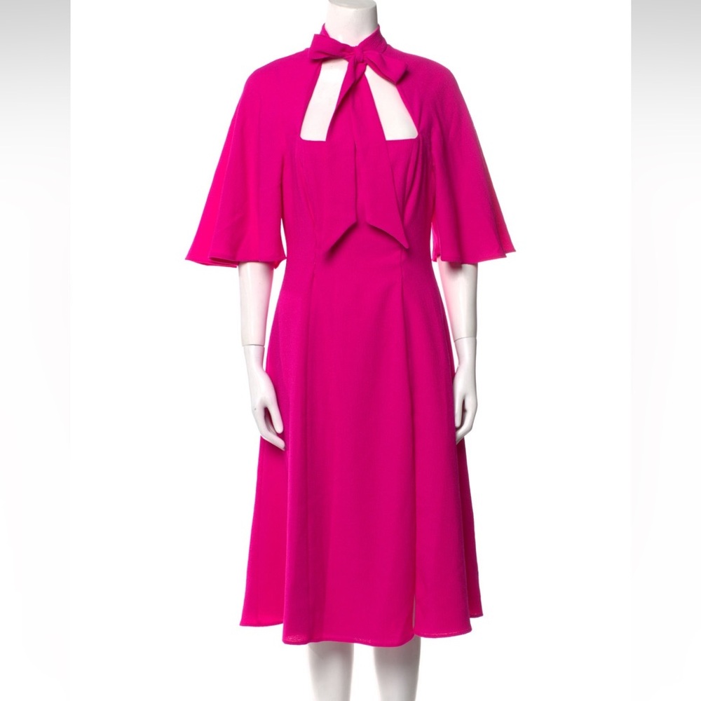 Black Halo pink dress